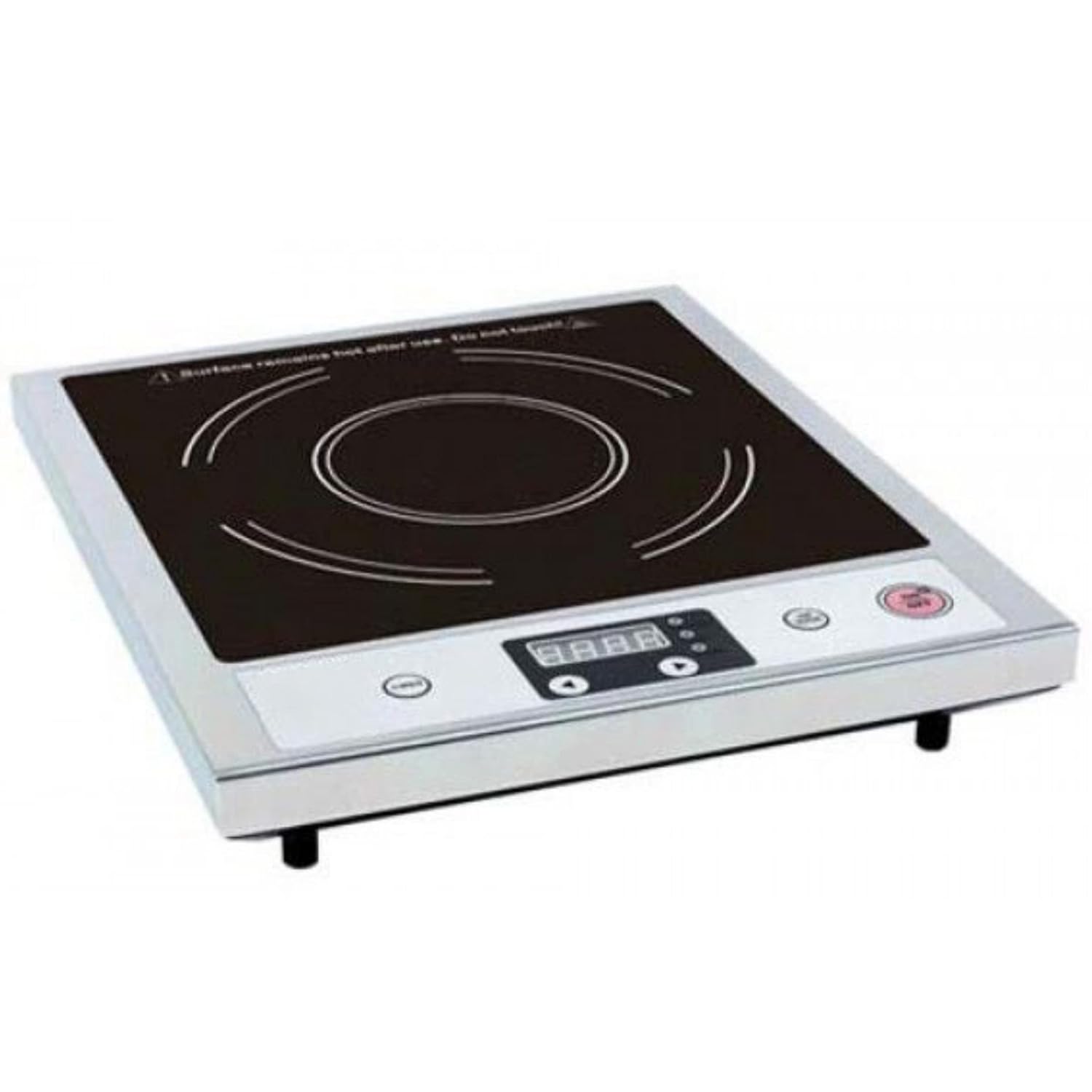 FSE IND-A120V Single-Burner Countertop Induction Cooker with Ceramic Glass Top, Slim Design, 120v