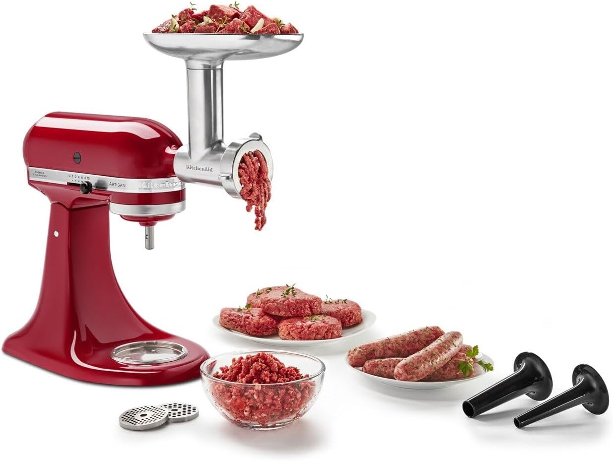KitchenAid Stand Mixer Attachment, Food Grinder KSMMGA, Metal Food Grinder