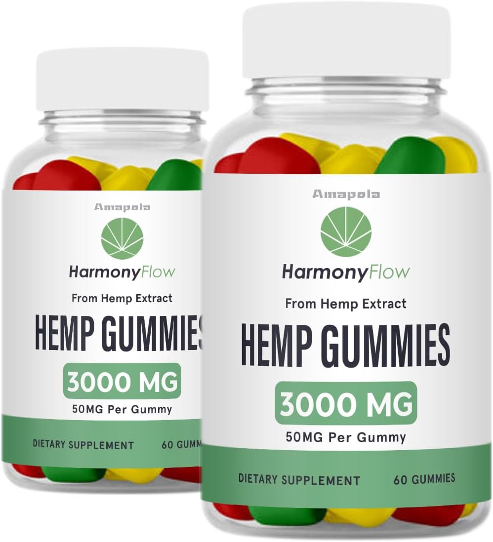 Harmony Flow Gummies - Harmony Flow Hemp Gummies (2 Pack, 120 Gummies)
