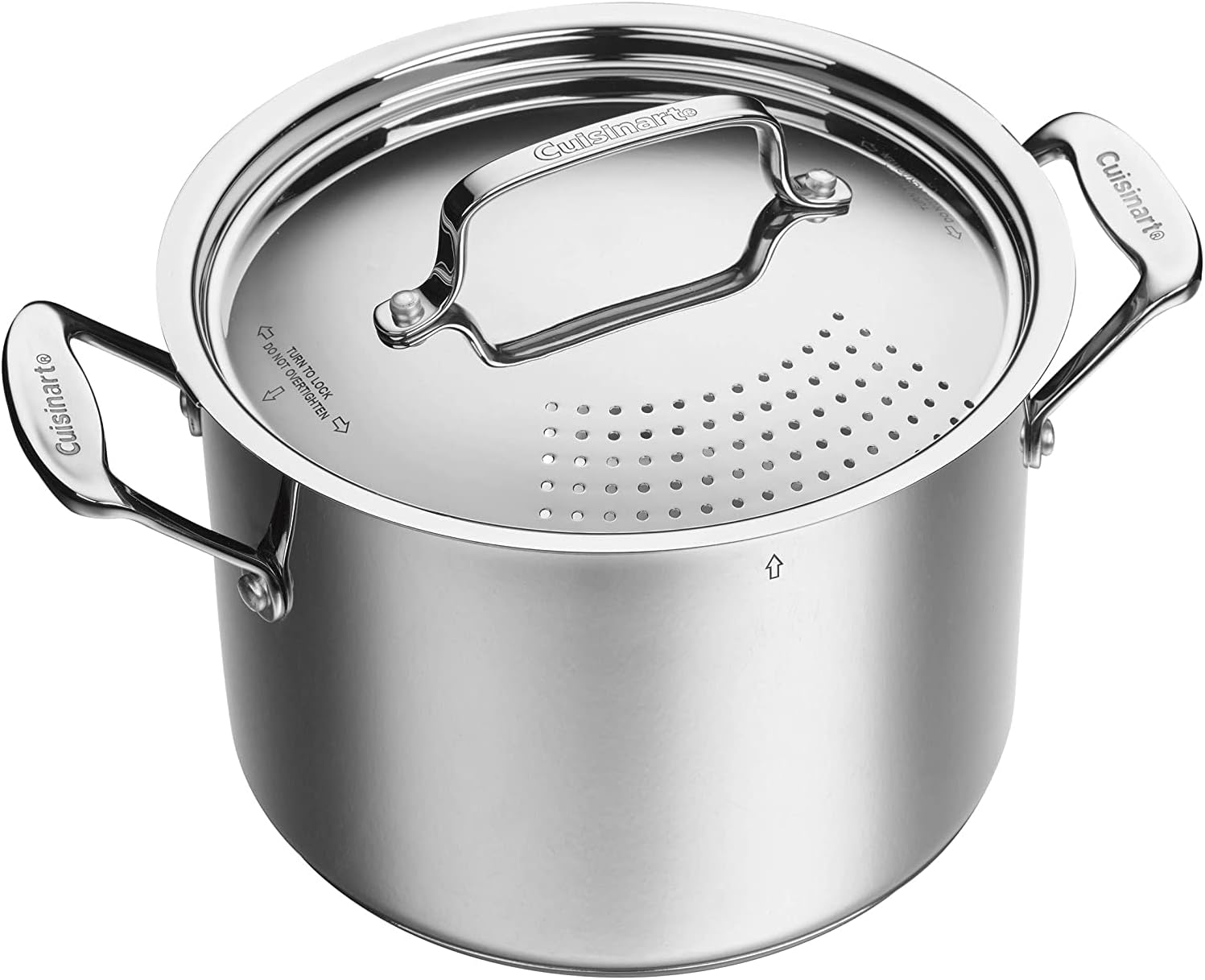 Cuisinart 766S-22 6 Qt. Stainless Steel Pasta Pot w\/Straining Cover Chef's-Classic-Stainless-Cookware-Collection, 6-Quart