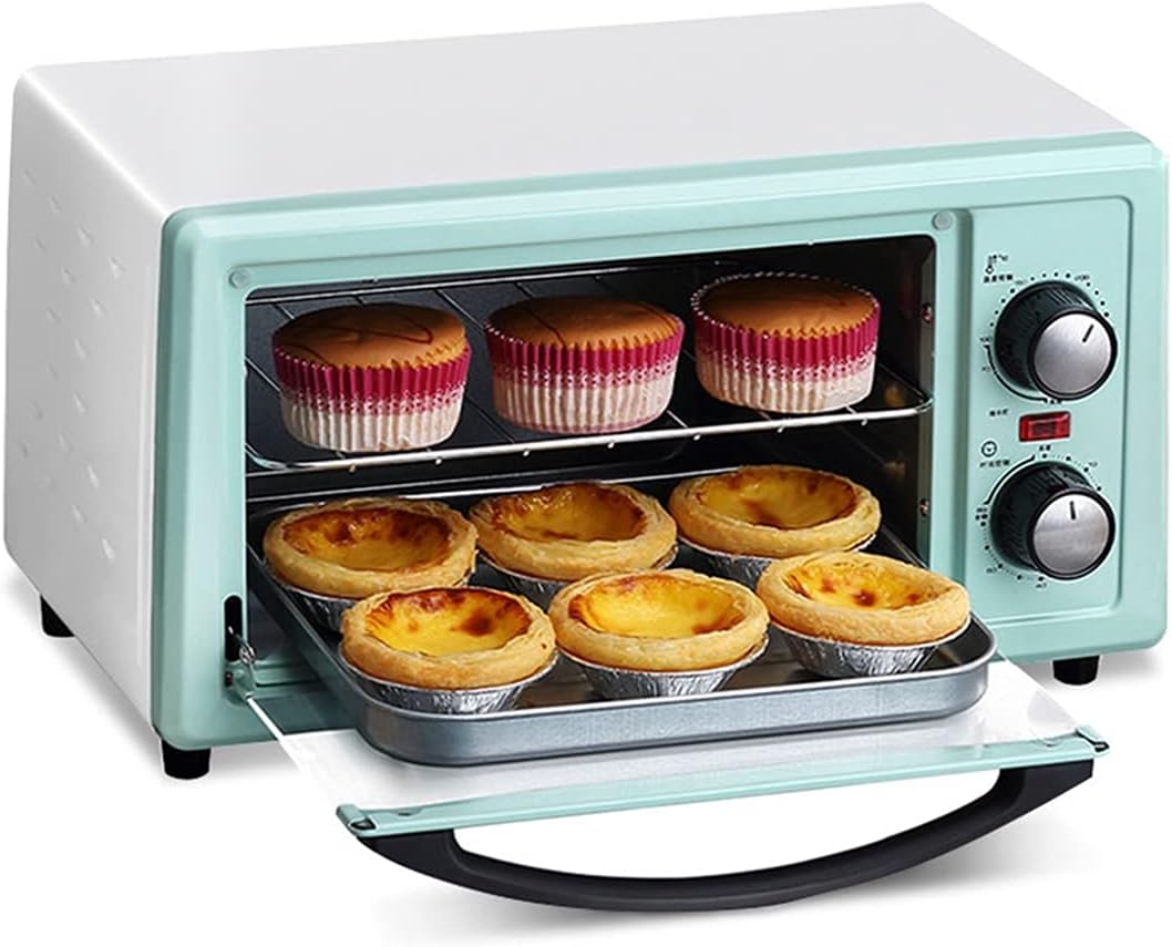 HHWKSJ Countertop Toaster Oven, Large 3-Slice Capacity, Stainless Steel