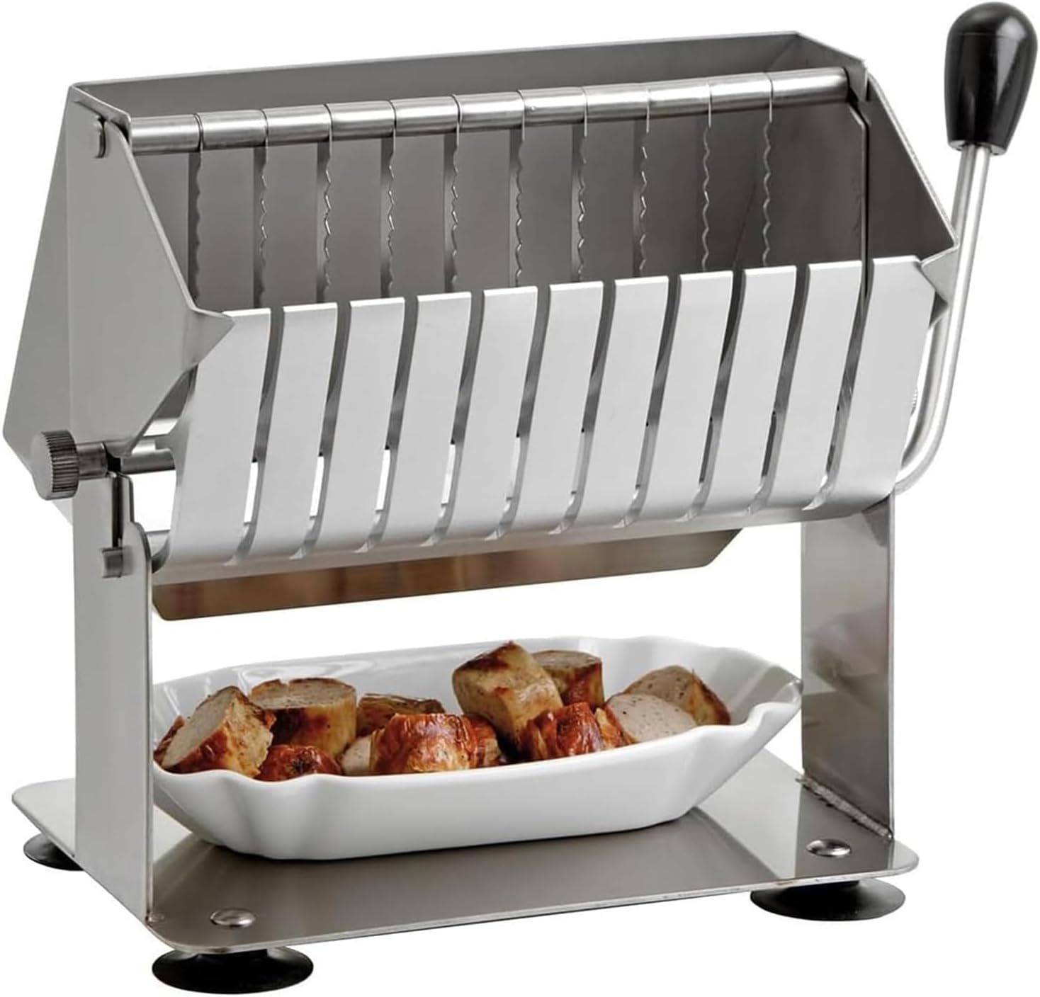 Commercial Meat Cutter Machine, Manual Sausage Guillotine Slicing Machine, Kitchen Cooking Cheese Slicing Tool, for Kitchen Restaurant Supermarket