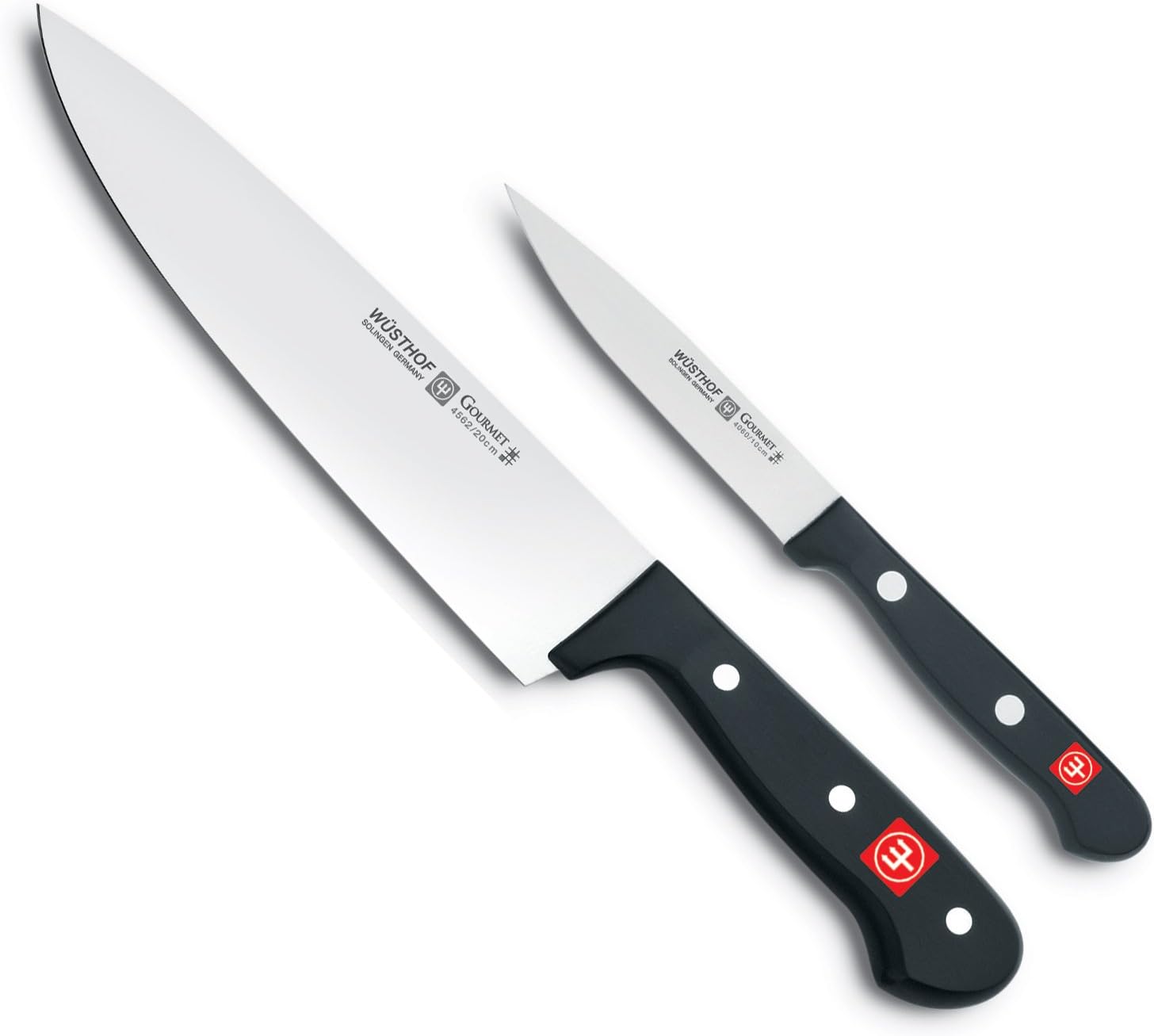 WÜSTHOF Gourmet 2-Piece Chef's Knife Set,Black