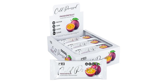 Fibre Boost Cold Pressed Passionfruit flavoured Protein Bar