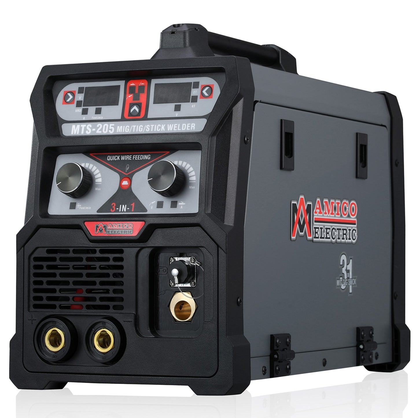 AMICO ELECTRIC 120 or 230-Volt 205-Amp Multi-process Wire Feed Welder MTS-205