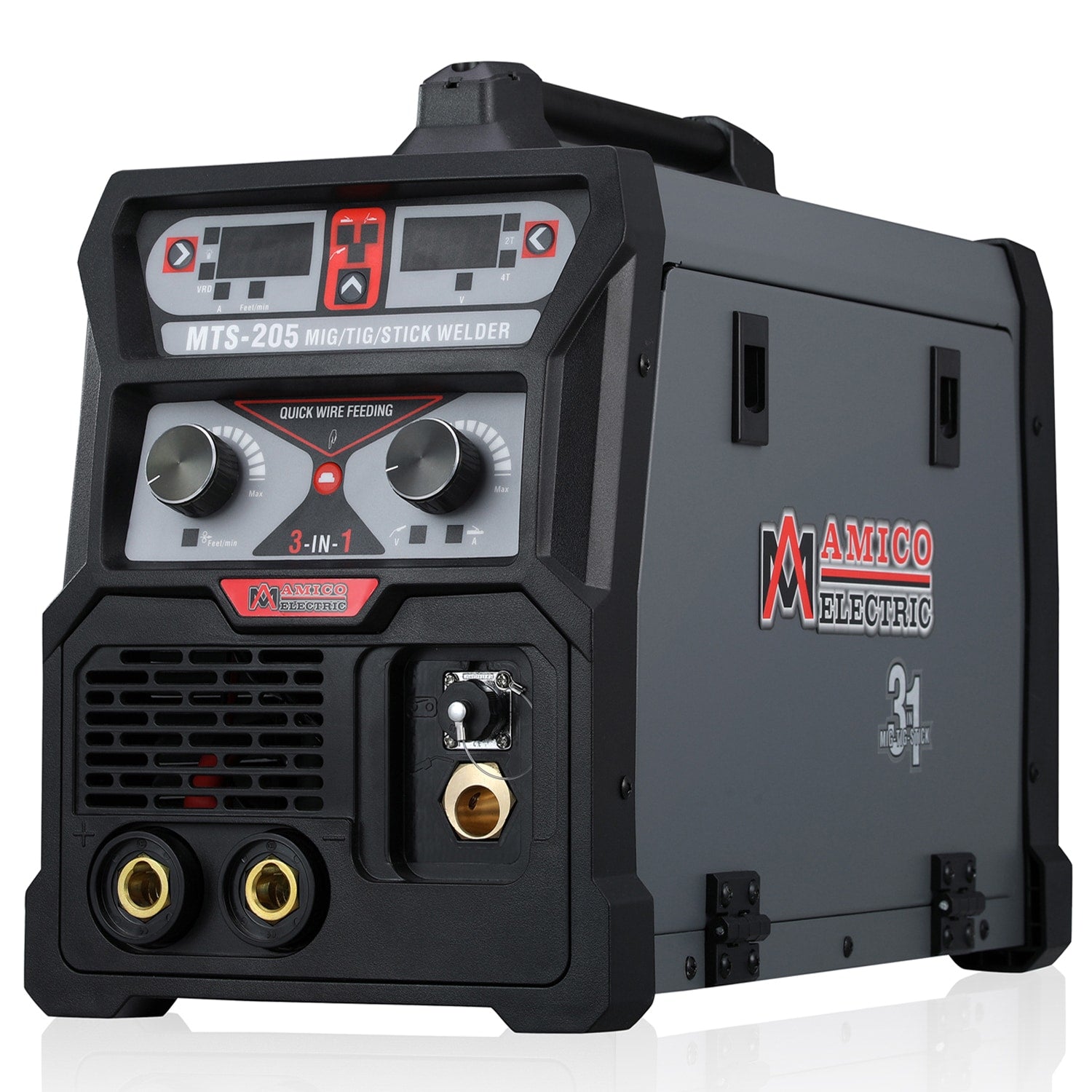 AMICO ELECTRIC 120 or 230-Volt 205-Amp Multi-process Wire Feed Welder MTS-205