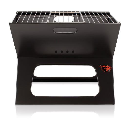 Picnic Time Compact Cast Iron Grilling Accessory Kit - 4-Piece Set with 203 sq inches Grilling Surface and Durable Carrying Tote 775-00-175-484-0