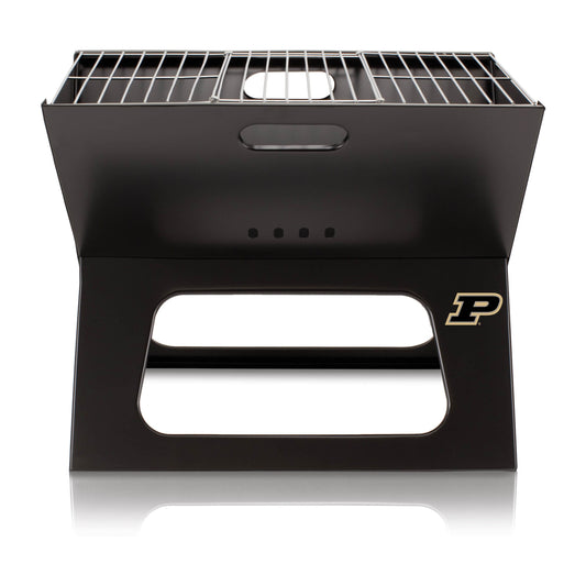 Picnic Time Compact Cast Iron Grilling Accessory Kit - 4-Piece Set with 203 sq inches Grilling Surface and Durable Carrying Tote 775-00-175-514-0