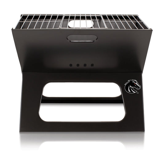 Picnic Time Compact Cast Iron Grilling Accessory Kit - 4-Piece Set with 203 sq inches Grilling Surface and Durable Carrying Tote 775-00-175-704-0