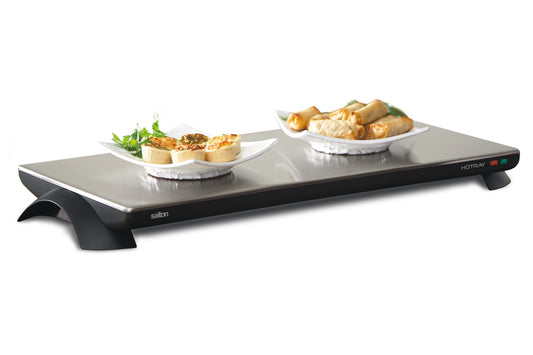 Salton 23.75-in Stainless Steel Smooth Surface 1 Burner Electric Hot Plate TWT40