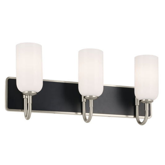 Kichler Solia 24-in 3 -Light Brushed Nickel Modern/contemporary Vanity light 5384827