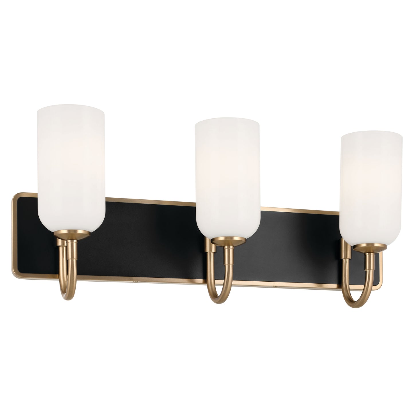 Kichler Solia 24-in 3 -Light Gold Modern/contemporary Vanity light 5384797
