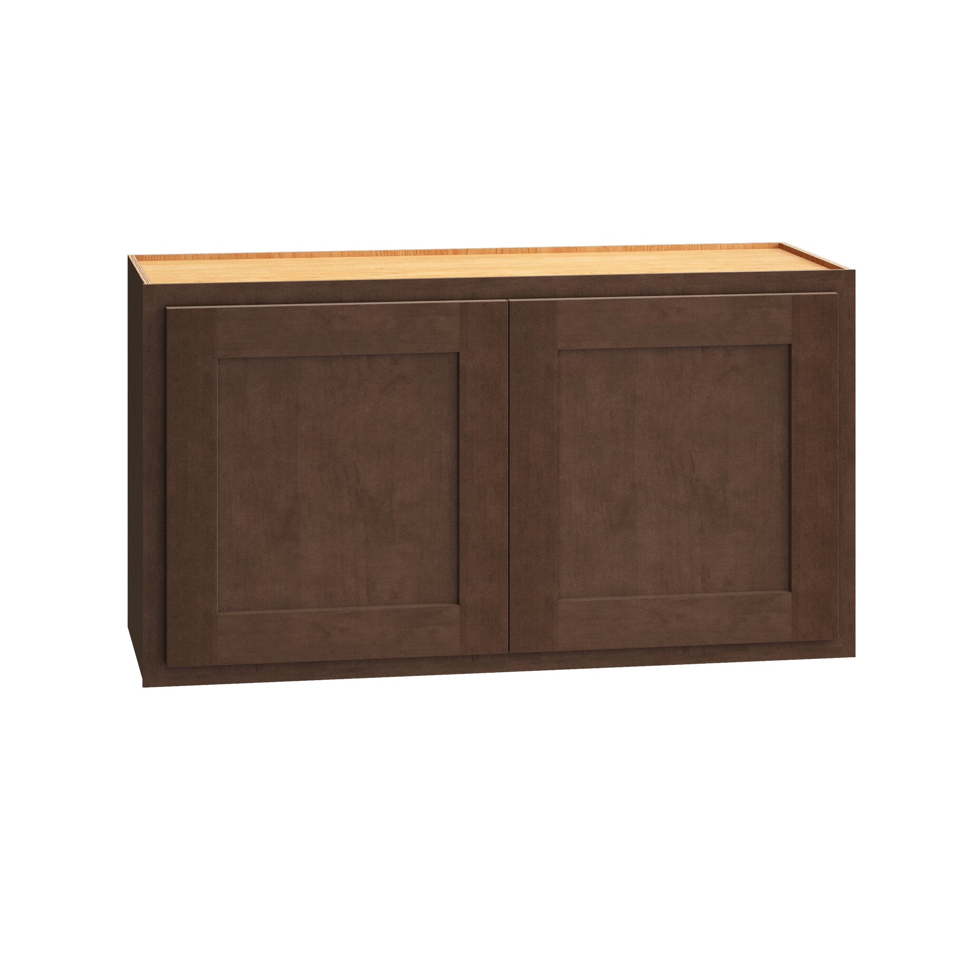 Diamond Express Jamestown 33-in W x 18-in H x 12-in D Thatch Partial Overlay Wall Fully assembled Plywood Cabinet (Recessed Panel Shaker)