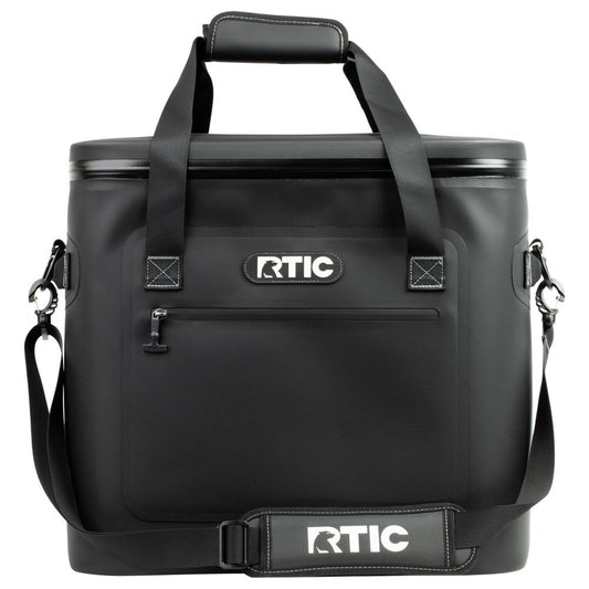 RTIC Outdoors Soft Pack Black 40 Cans Insulated Personal Cooler 5186