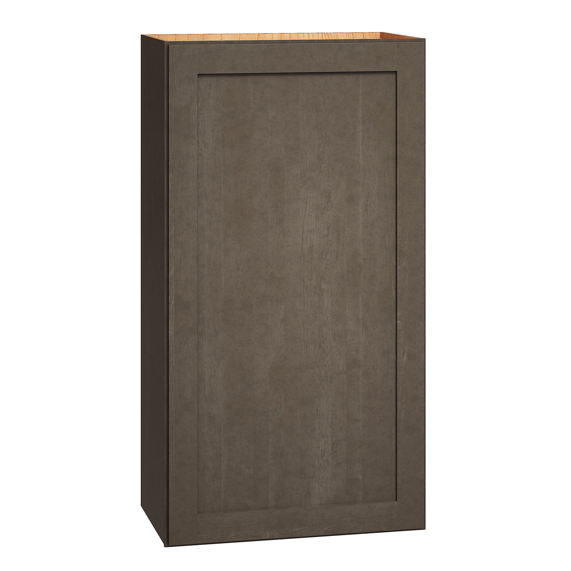 Diamond Express Jamestown 21-in W x 39-in H x 12-in D Colt Brown Wall Fully assembled Plywood Cabinet Recessed Panel Shaker