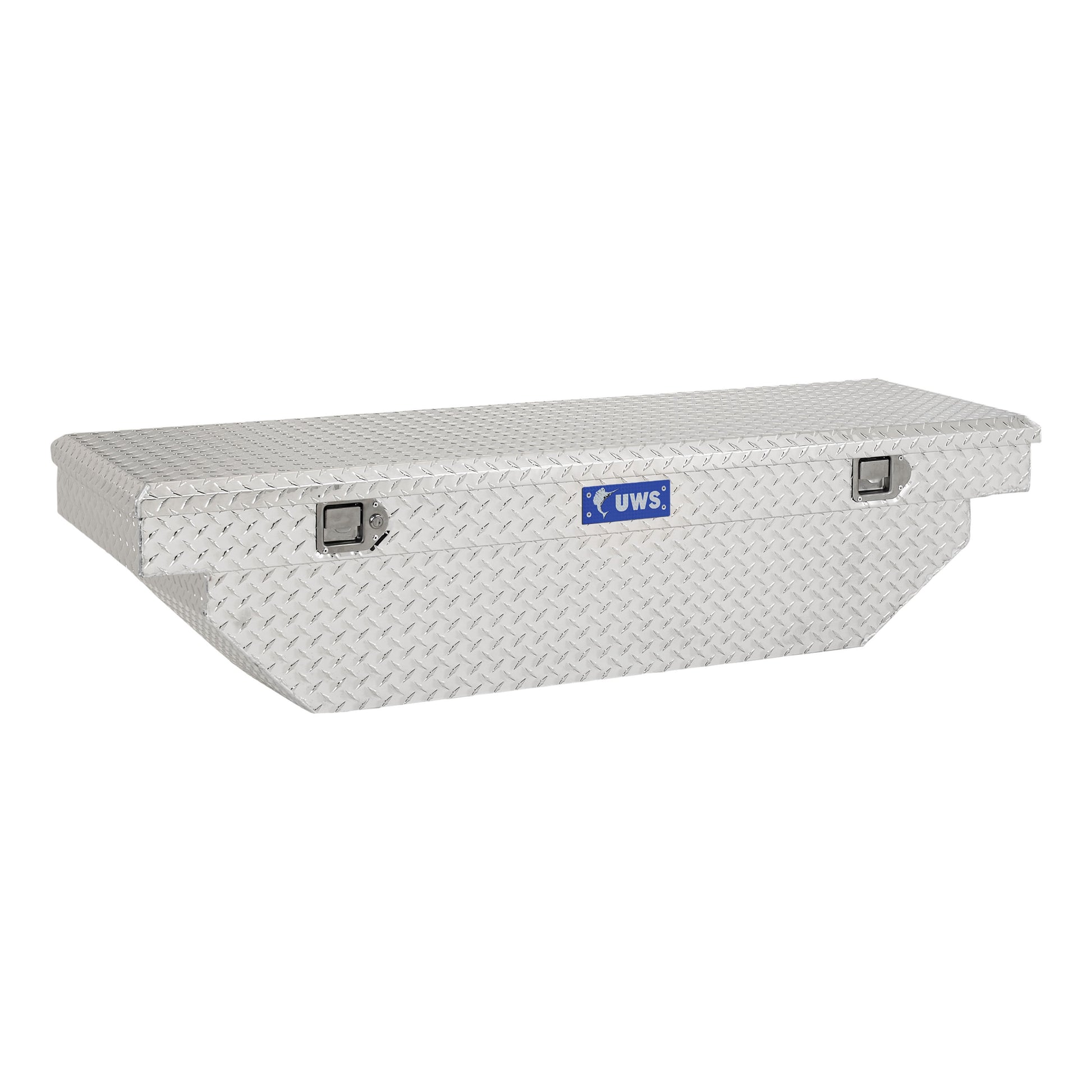 UWS 63.875-in x 20-in x 14.75-in Bright Aluminum Crossover Truck Tool Box EC10271