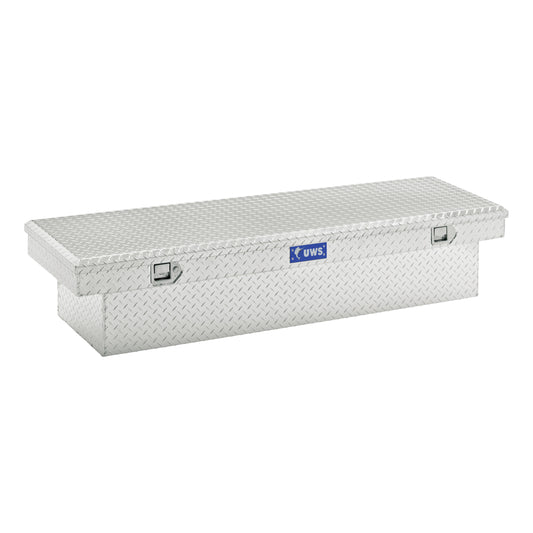 UWS 69.875-in x 20-in x 14.75-in Bright Aluminum Aluminum Crossover Truck Tool Box EC10411