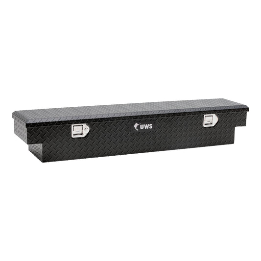UWS 59.063-in x 11.5-in x 9.125-in Matte Black Aluminum Chest Truck Tool Box EC10903