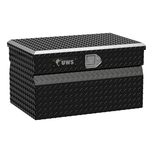 UWS 30.875-in x 20-in x 17.187-in Gloss Black Aluminum Chest Truck Tool Box EC20132