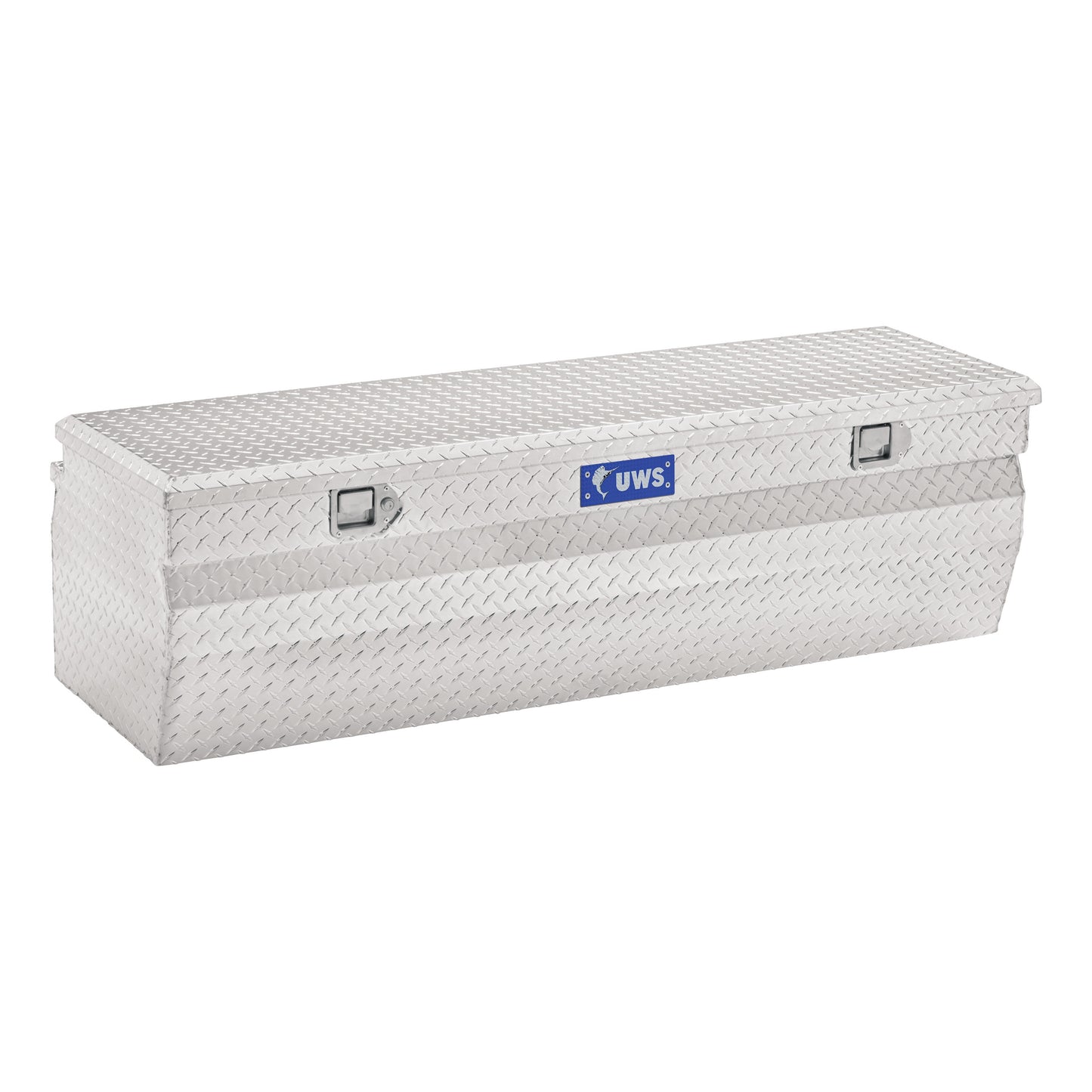 UWS 47.875-in x 20.375-in x 18.437-in Bright Aluminum Chest Truck Tool Box EC20271