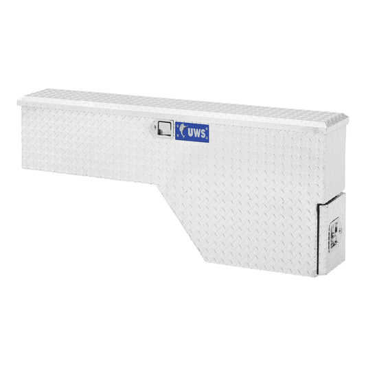 UWS 48-in x 8.75-in x 24.625-in Bright Aluminum Side Mount Truck Tool Box EC30001