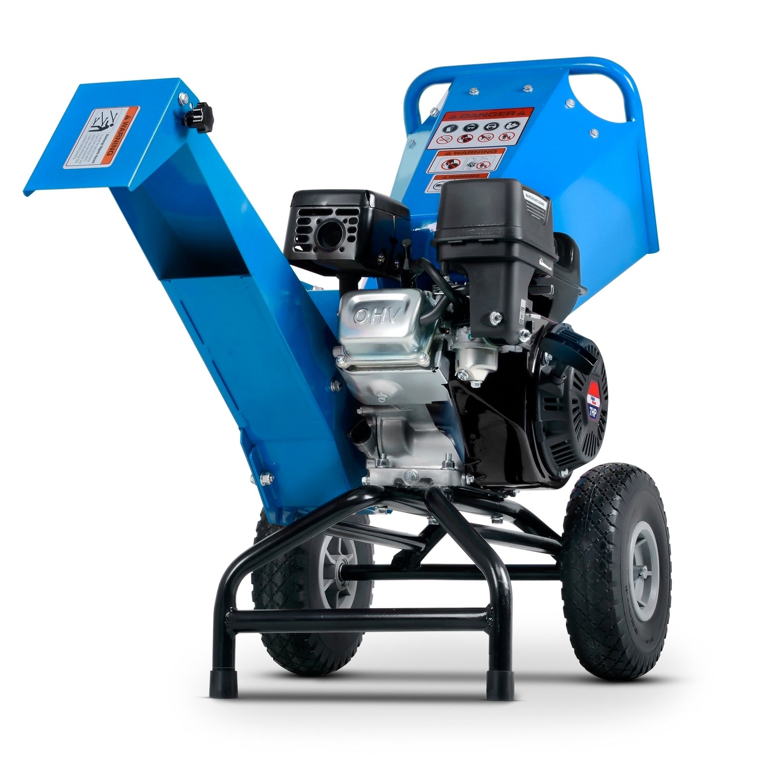 Landworks Compact Gas Wood Chipper 212-cc 3-in Steel Gas Wood Chipper GUO067
