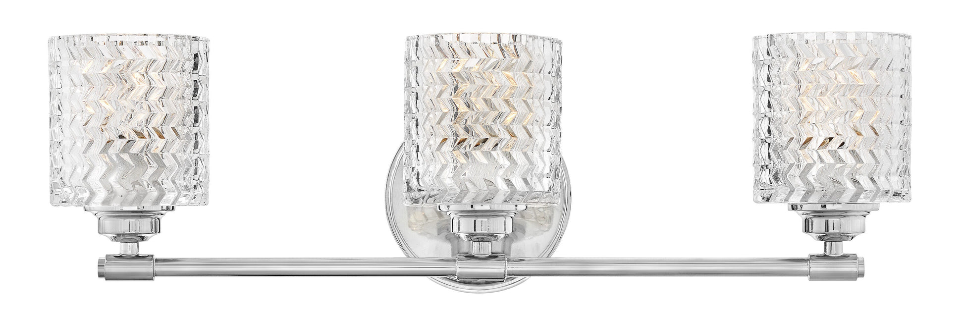 Hinkley Elle 24-in 3 -Light Gloss Chrome Traditional Vanity light 5663127