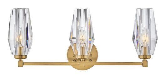Hinkley Ana 23.5-in 3 -Light Brushed Brass Glam Vanity light 5663051