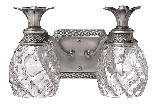 Hinkley Plantation 13-in 2 -Light Antique Nickel Traditional Vanity light 5663252