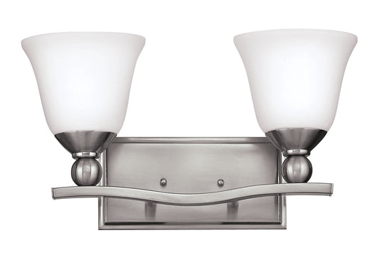 Hinkley Bolla 16-in 2 -Light Brushed Nickel Transitional Vanity light 5663065