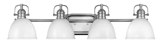 Hinkley Rowan 33-in 4 -Light Gloss Chrome Coastal Vanity light