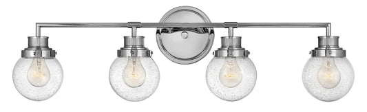Hinkley Poppy 33.25-in 4 -Light Gloss Chrome Modern/contemporary Vanity light 5663114