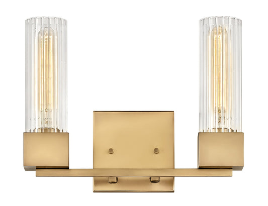 Hinkley Xander 13-in 2 -Light Antique Gold Modern/contemporary Vanity light 5663143