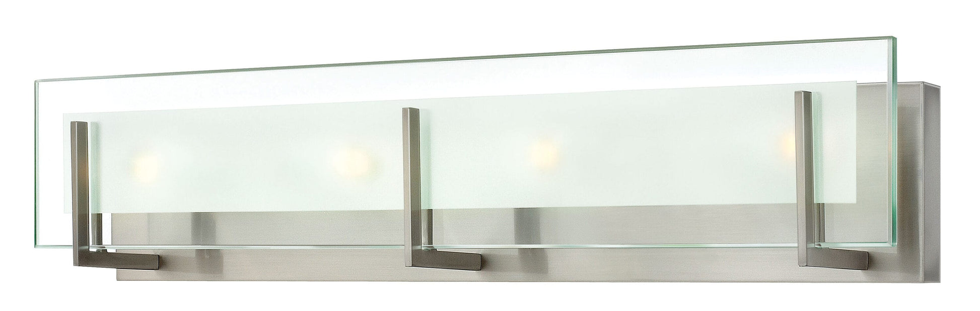 Hinkley Latitude 26-in 4 -Light Brushed Nickel Modern/contemporary Vanity light