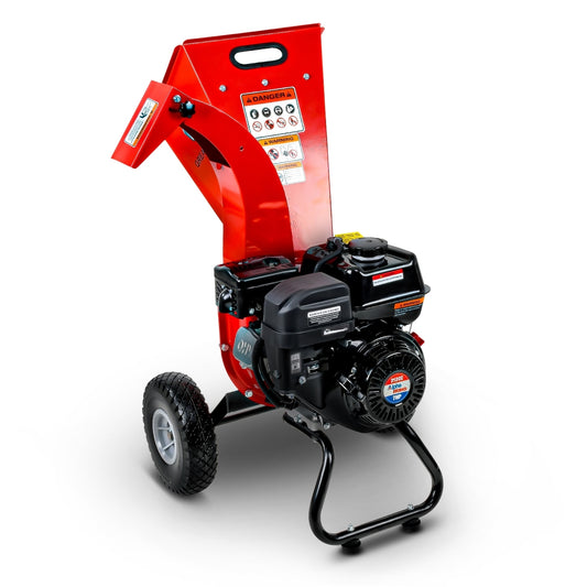 GreatCircleUSA Mini Gas Wood Chipper 212-cc 3-in Steel Gas Wood Chipper GUO054