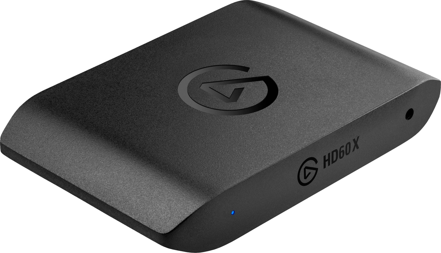 Elgato - HD60 X 1080p60 HDR10 External Capture Card for PS5, PS4/Pro, Xbox Series X/S, Xbox One X/S, PC, and Mac - Black