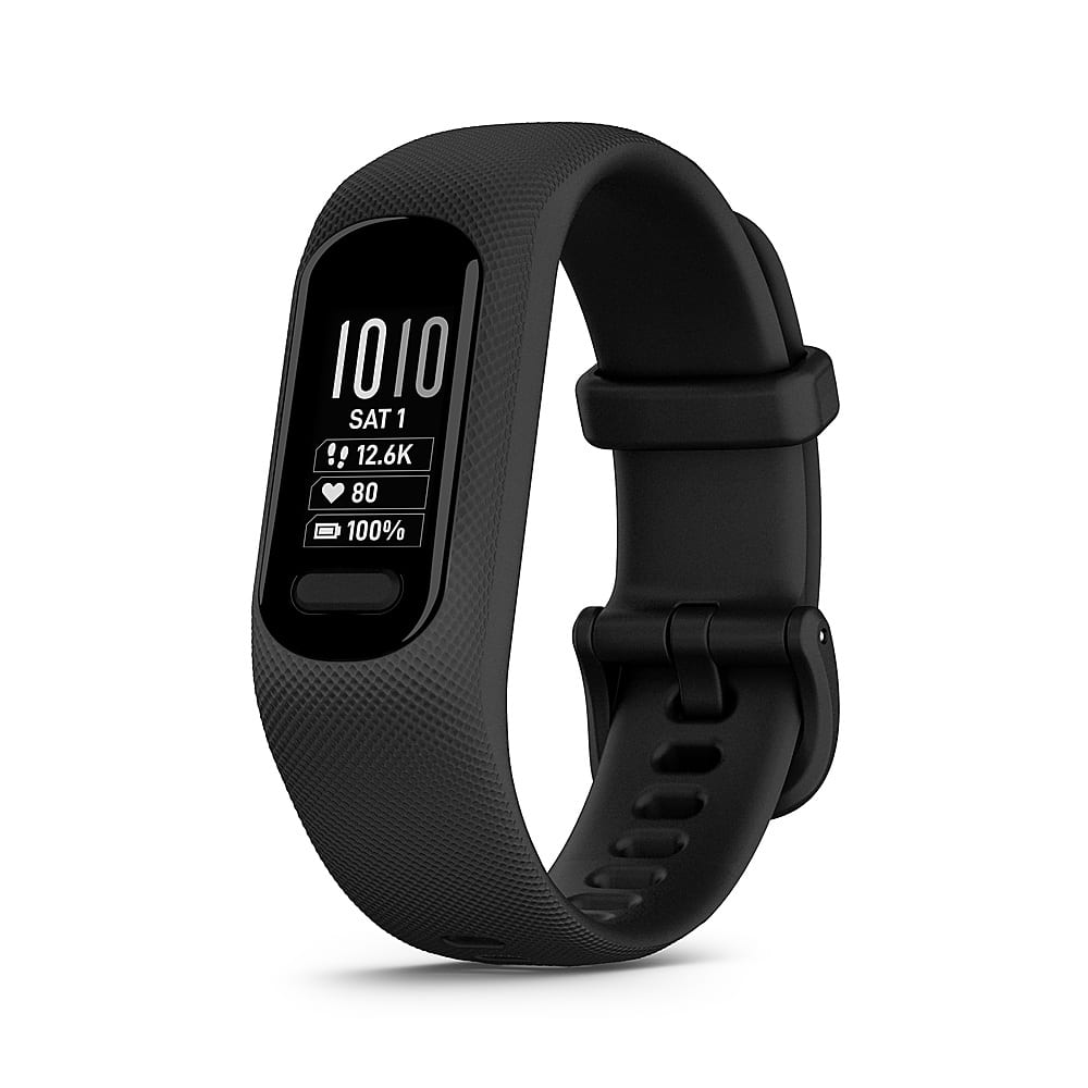 Garmin - vívosmart 5 Smart Fitness Tracker + Heart Rate Large - Black