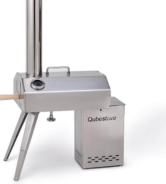 QStoves Qubestove 16.5in Outdoor Pizza Oven with Pellet Burner Q16P