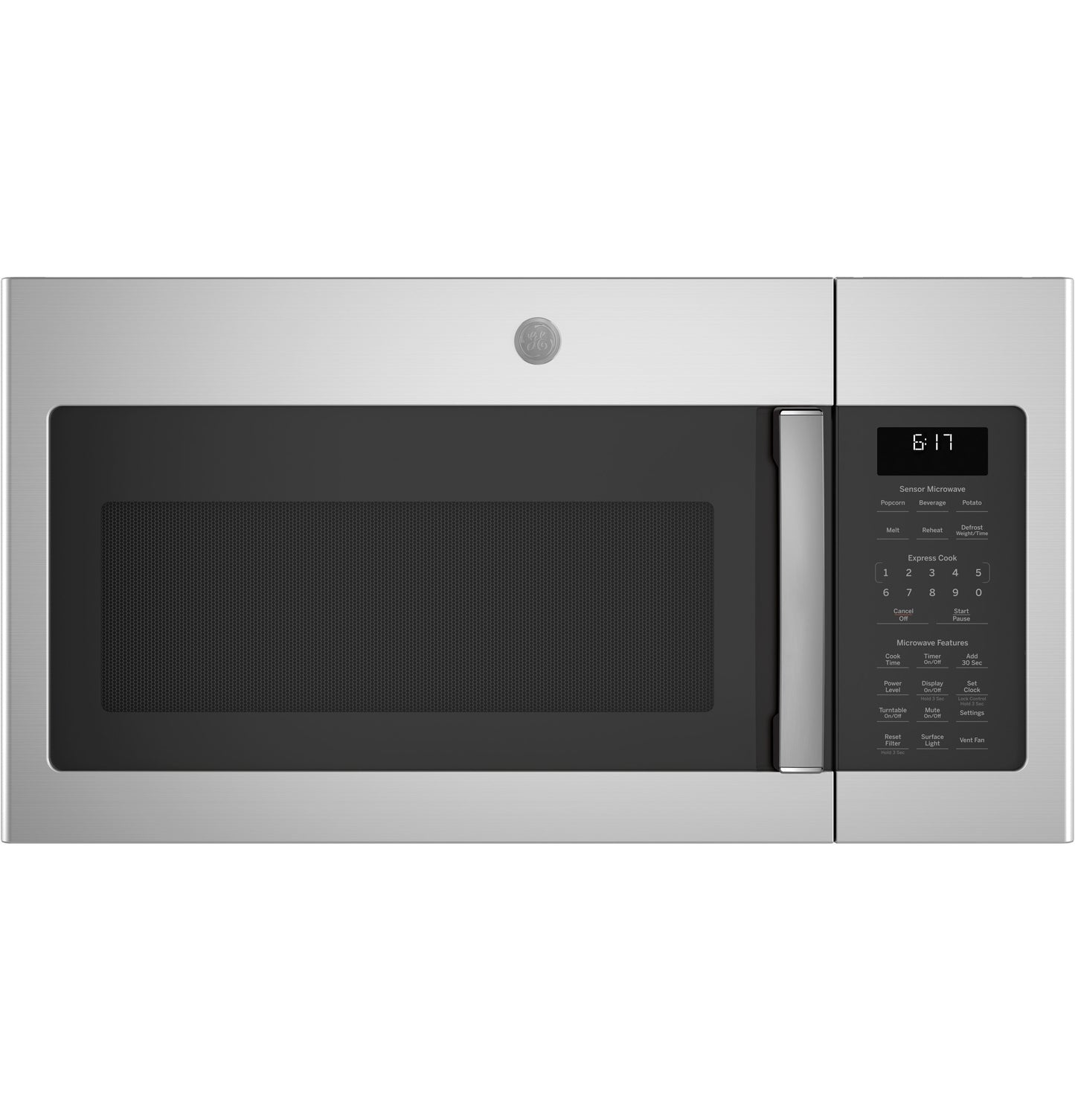 GE 1.7-cu ft Over-the-Range Microwave with Sensor Cooking ( Stainless steel )