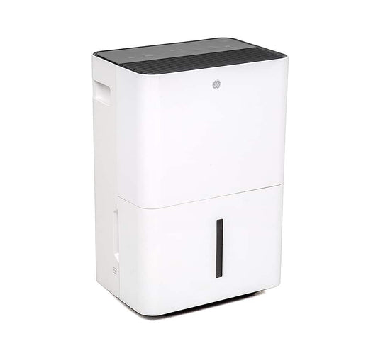 GE - 22-Pint Energy Star Portable Dehumidifier with Smart Dry for Damp Spaces - White