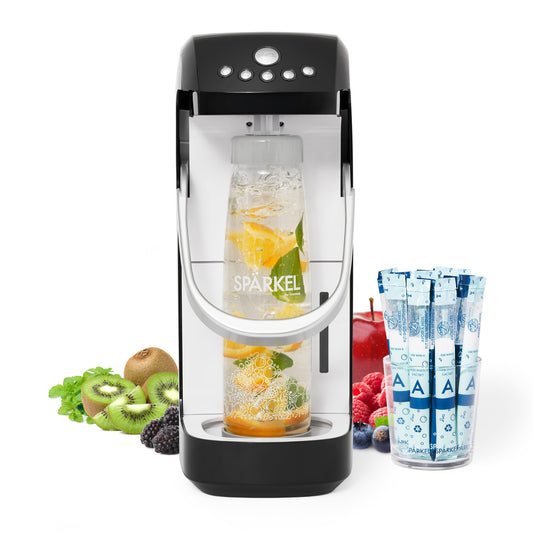 SPARKEL Black Programmable Soda Maker (Makes Sparkling Water) BOI-003-002-B