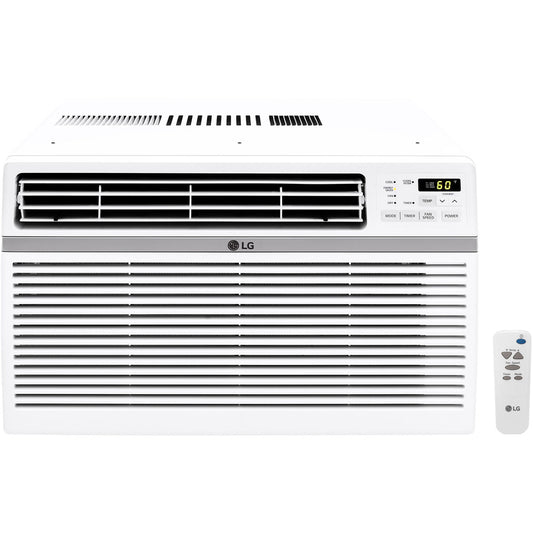 LG 450-sq ft Window Air Conditioner with Remote (115-Volt; 10000-BTU) Wi-Fi enabled LW1017ERSM