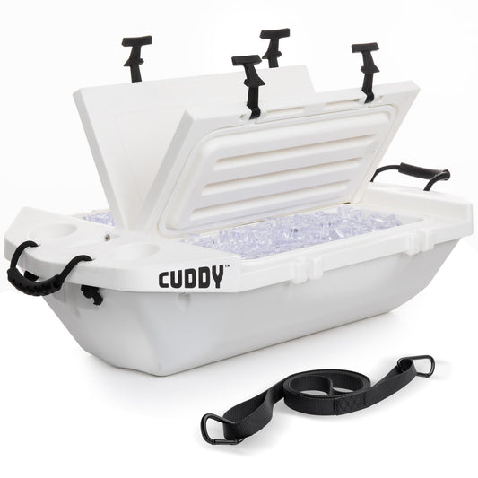 GoSports White 40-Quart Insulated Chest Cooler 815898028667