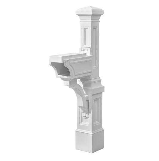 Step2 White 4 X 4 Mount Mailbox Post 596699