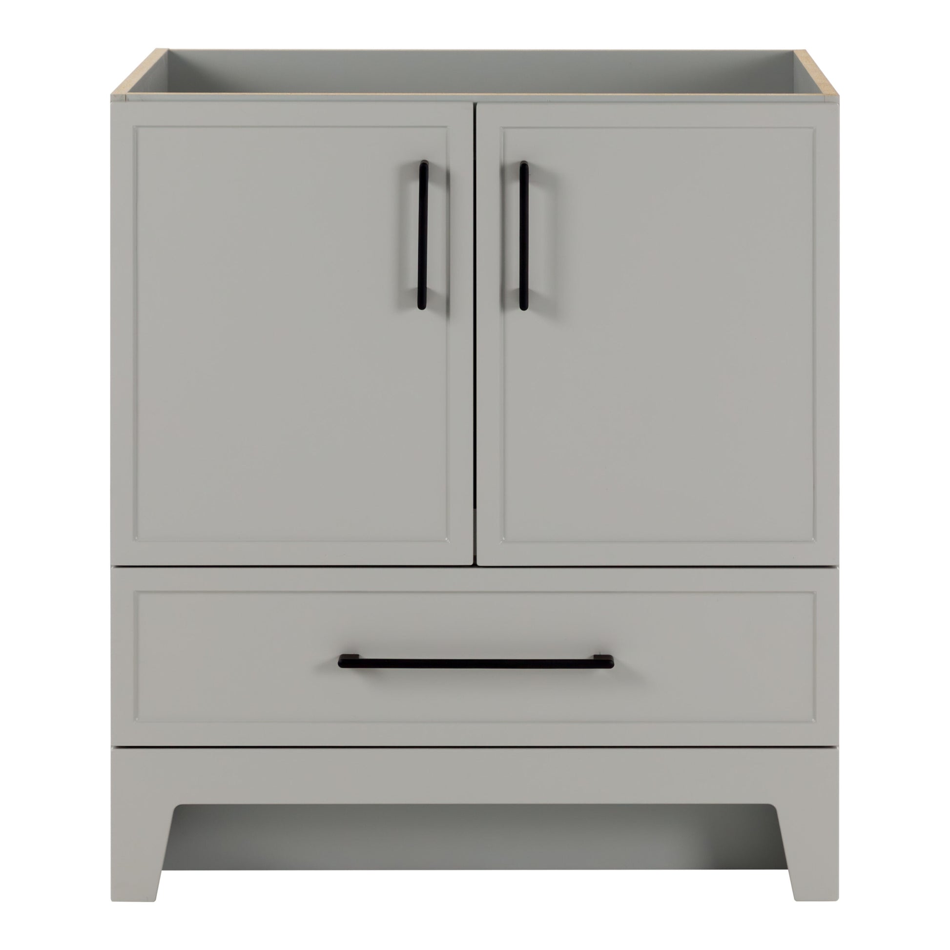 Style Selections Meera 30-in Light Gray Bathroom Vanity Base Cabinet without Top
