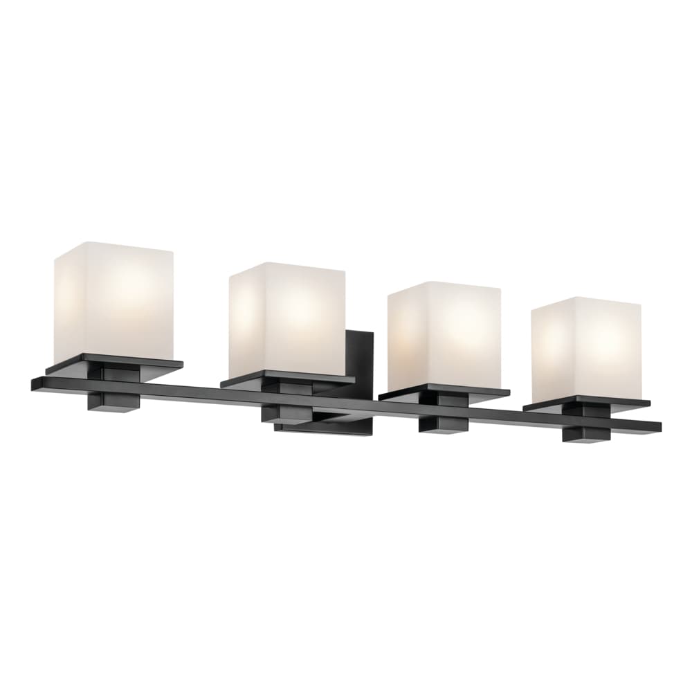 Kichler Tully 32-in 4 -Light Black Modern/contemporary Vanity light 5696761