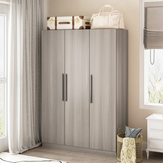 FUFU&GAGA Gray Armoire