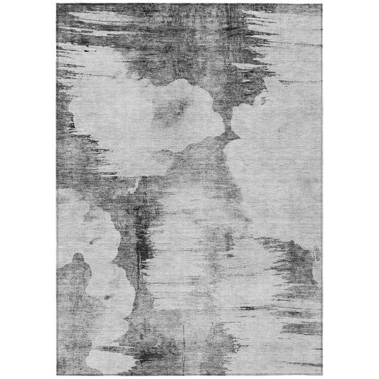 Addison Rugs Chantille ACN710GY 10 x 14 (ft) Gray Rectangular Indoor/Outdoor Geometric Machine washable Area rug