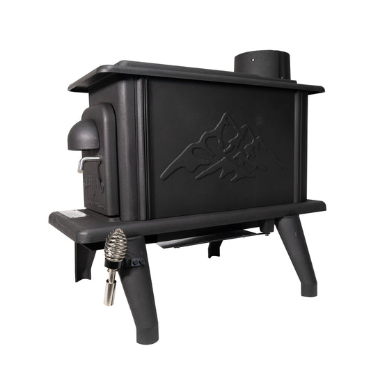 Cleveland Iron Works 900-sq ft Heating Area Fire Logs Wood Stove F500090