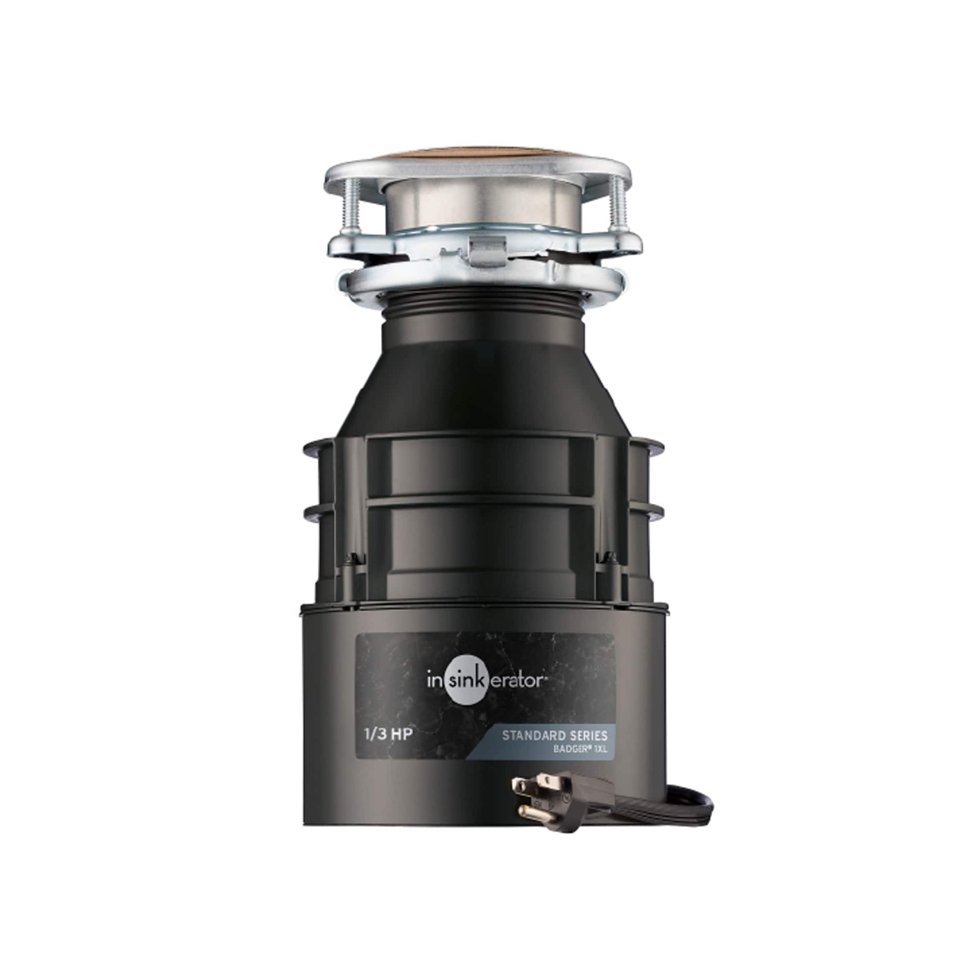 InSinkErator Badger 1XL Continuous Feed 1/3-HP Septic Safe Corded Garbage Disposal 79050A-ISE